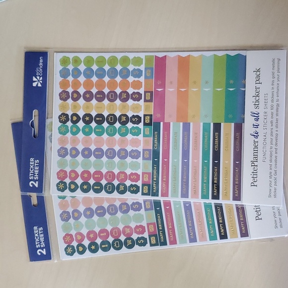 Office Accessories Planner Stickers and Paper Clips by Erin Condren NEW - Picture 3 of 7